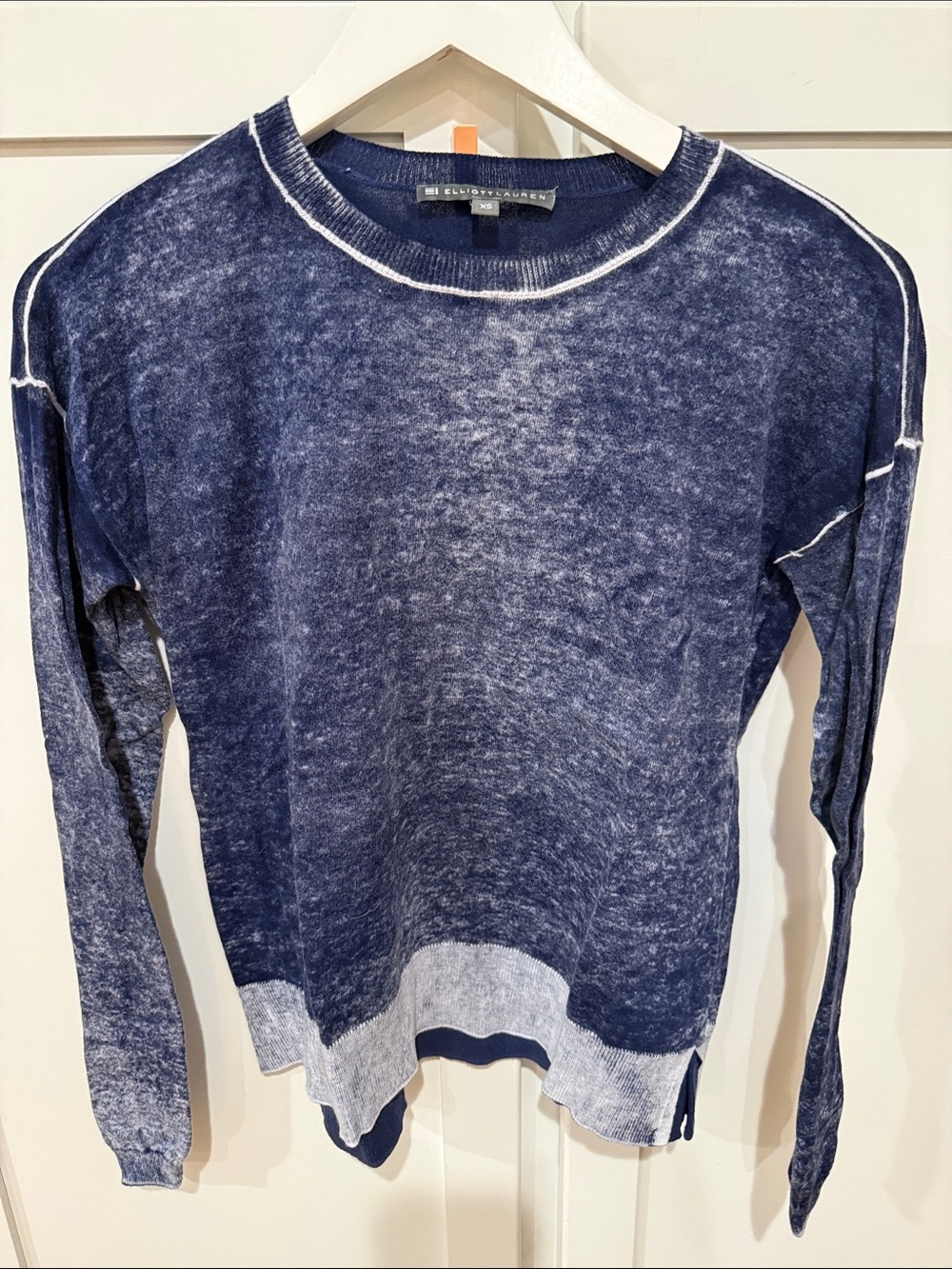 Elliott Lauren Stonewash Crewneck Sweater